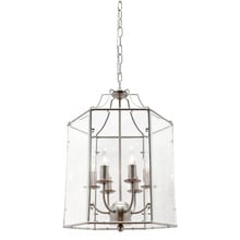 Satin Chrome Arcadia 6 Light Pendant